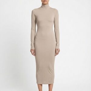 Honor The Gift XL Tan Long Sleeve Dress